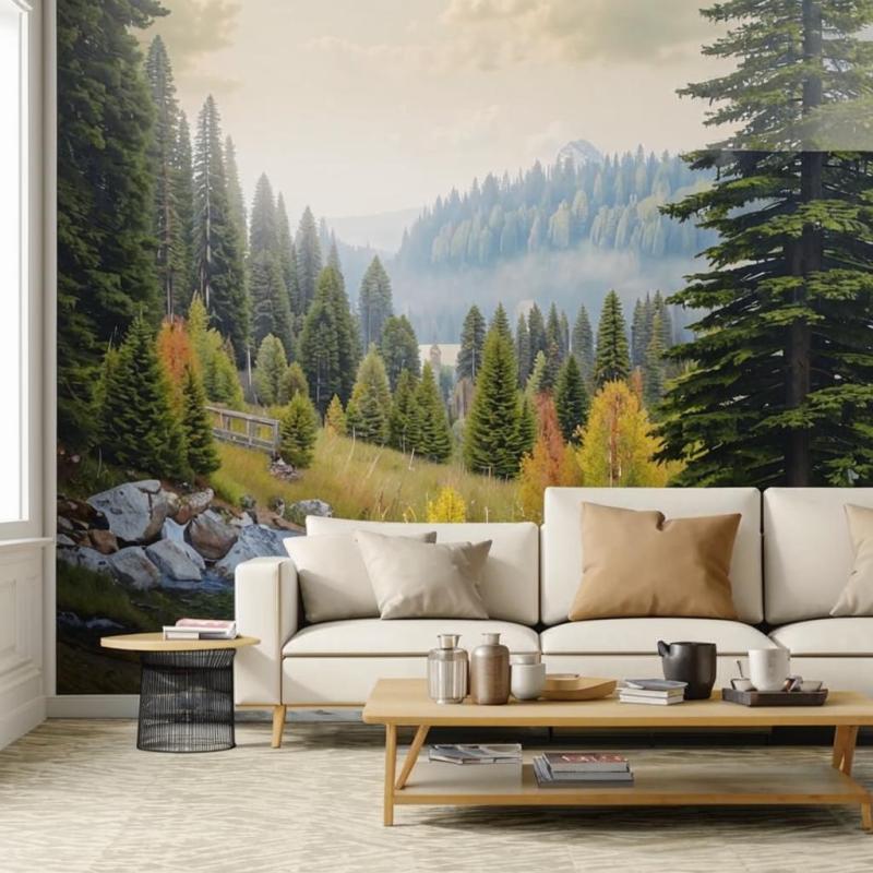 Фотообои природы в интерьере