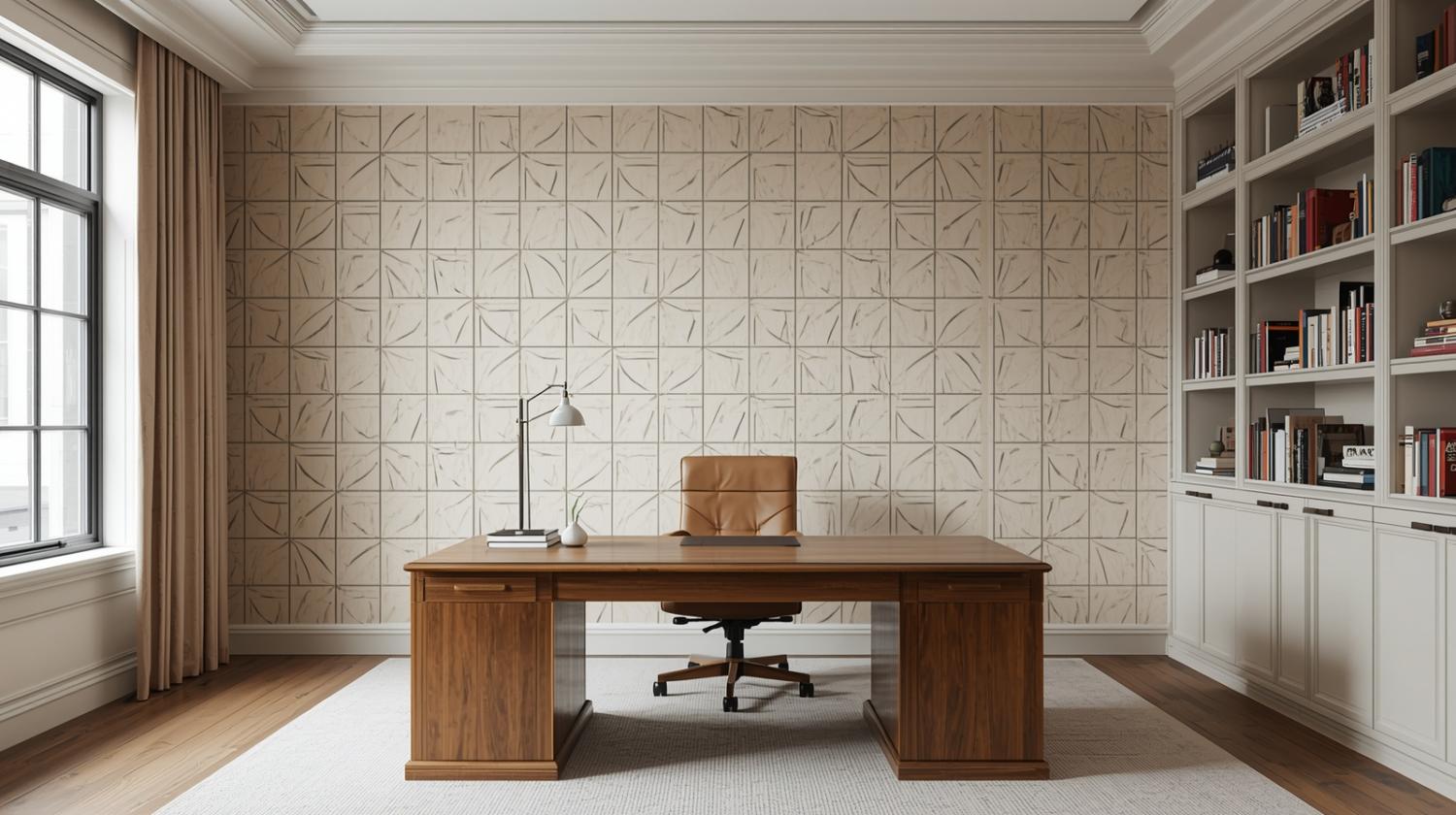 Виниловые обои с узором