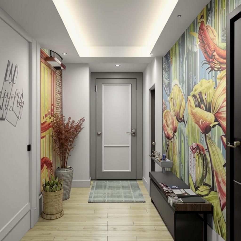 Какие обои выбрать для прихожей Какие обои выбрать для прихожей