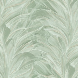 Нежно-зеленые обои для гостиной