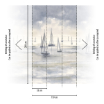 79236-3 Панно AS Creation 159*280, Регата парусников