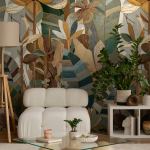 79224-8 Панно AS Creation 159*280, Ботаника маркетри 79224-8 Панно AS Creation 159*280, Ботаника маркетри